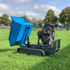 Raupen-Dumper hydraulisch gekippt
