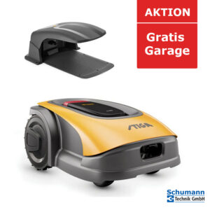 Stiga Mähroboter A 300 - autonom ohne Begrenzungskabel inkl. Dockingstation Garage