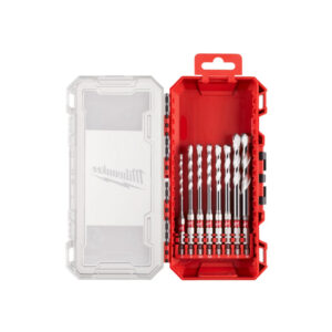Milwaukee - SHOCKWAVE Multimaterial Bohrer 1/4"- Hex Set 8-teilig